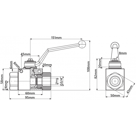 AMORTYZATOR HYDRAULICZNY HYDROAKUMULATOR HDA 4,0L 3/4' M28x1,5 + ZAWÓR